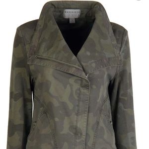 Anthropologie Marrakech Camo Moto Jacket, XS